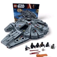 LEGO 75105 Star Wars Millennium Falcon Complete With Instructions  & All Figures
