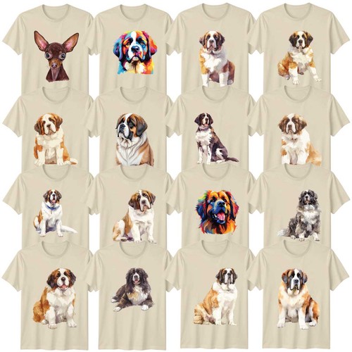 Watercolour dog adult shirt - watercolour,
