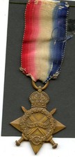 WW1 1914-15 STAR  MEDAL TO PTE
