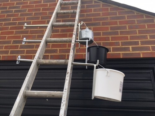 Decorators ladder paint holder - ladder,