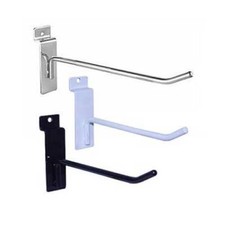 Slatwall Hooks: 1", 2", 4"