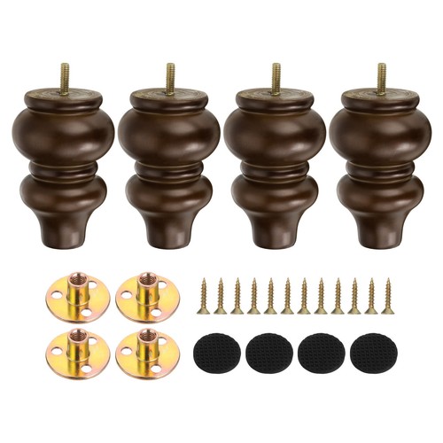 Inch wood furniture legs - 5,