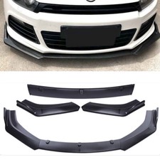 Front Bumper Lip Spoiler Splitter Gloss Body Kit For Ford Focus MK2 MK3 MK4 MK5
