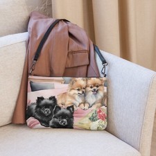 Pomeranian Puppy Dog Ladies