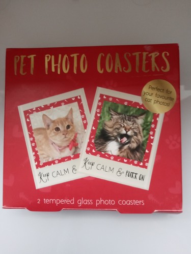 Pet photo coasters tempered - coasters, 2