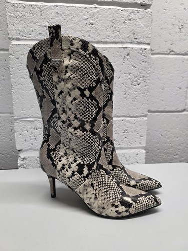 Guess snakeskin stiletto boots - stiletto,