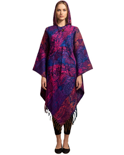Handmade boho tasseled poncho - handmade,