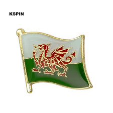 CYMRU WALES Flag Enamel Pin Badge Celebrate Welsh Pride, Welsh Heritage 🔴⚪🟢