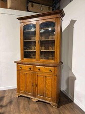 Victorian Golden Oak Library Bookcase
