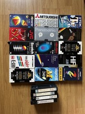 Joblot Mixed Vintage VHS Tapes Used