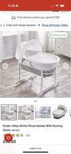 Argos Kinder valley Moses Basket And Stand