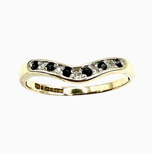 9ct Gold Sapphire Diamond