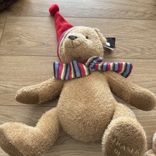 Fraser Bear 2005 14" Tan Scarf And Hat