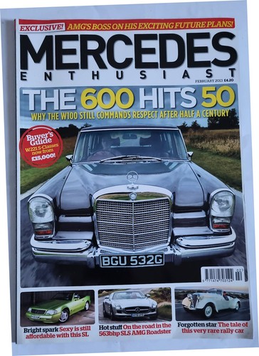Mercedes enthusiast magazine - enthusiast,