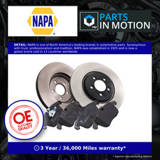 2x Vented Brake Discs and Pads fits JAGUAR XF X250 3.0D Front 09 to 15 326mm Set