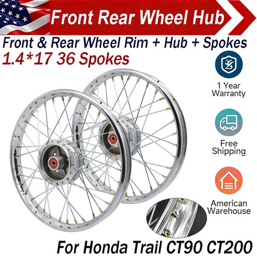 Complete front rear wheel - wheel, rim