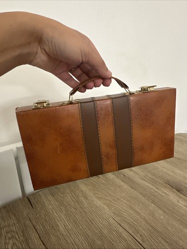 Vintage mini backgammon - vintage,