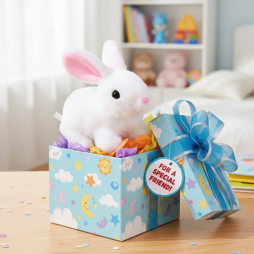 Electric bunny plush - electric,