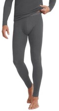 Falke Mens Daily ClimaWool Long Tights - Dark Grey Heather