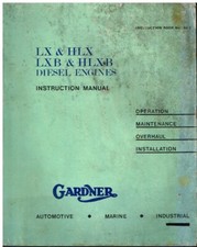 GARDNER LX HLX LXB HLXB DIESEL