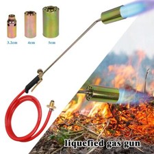 Propane Butane Gas Burner Blow Torch Kit Roofers Roofing Brazing +3 Nozzle &Hose