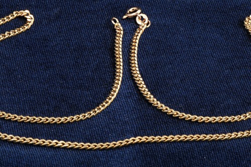 Solid 9ct gold curb - solid,