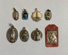8 Vintage Catholic Medals Our