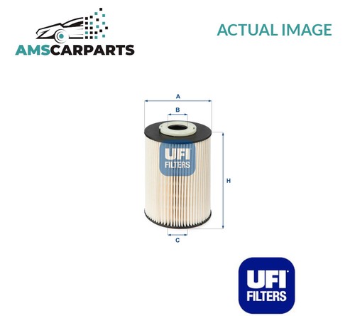 Engine fuel filter 2602000 ufi - fuel,