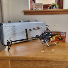 Align T Rex 250 RC Helicopter with Case - Futaba 6ch FASST 2.4GHz R606FS Rx -