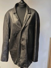 Gents Vintage Leather Boxy Jacket Size Xl Great Condition
