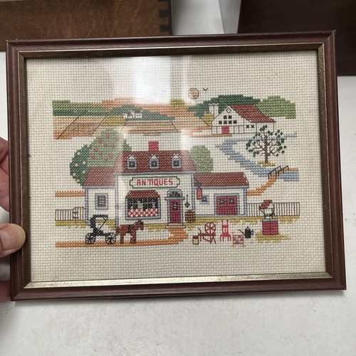 Vintage cross stitch - cross,