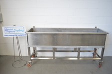 Stainless Steel Trough Tank 2m x 49cm x 39cm Deep Internal.  Free P+P