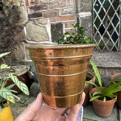 Vtg copper small flower - vtg,