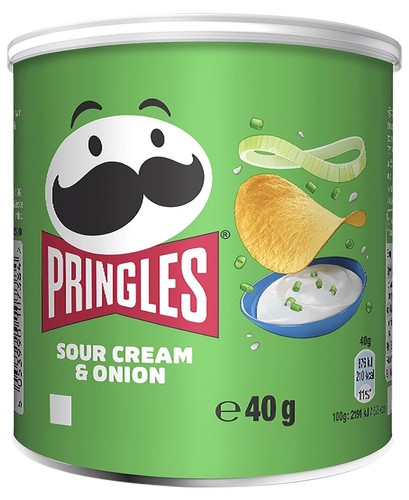Pringles sour cream onion - sour, &
