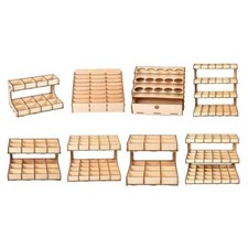 Natural Wooden Storage Rack