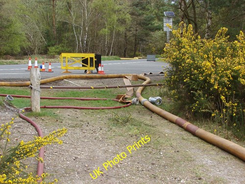 Photo 12x8 ash ranges fire - photo,