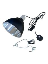 7” Reptile Clamp Lamp Holder Dome For Ceramic Heat Bulb Light Bulb With Bracket