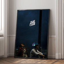 Fight Club Movie Poster Living