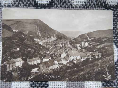 Vintage 1920s polperro view - 1920s,
