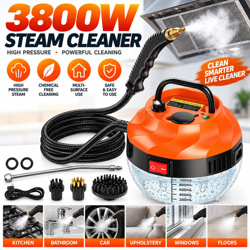 Steam cleaner 3800w - 3800w, handheld