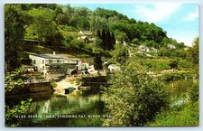 Postcard Symonds Yat Herefordshire England Olde Ferrie Inne River Wye