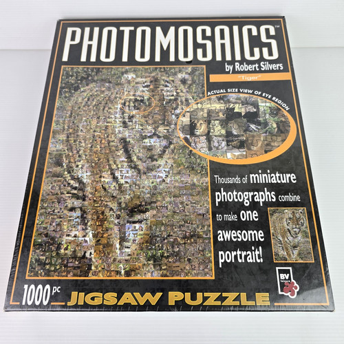 New photomosaics tiger jigsaw - new,