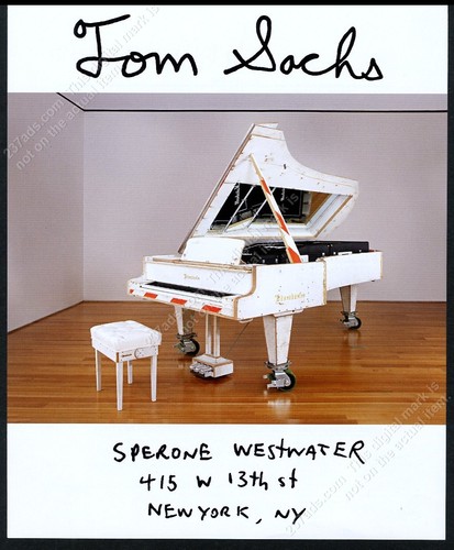 2008 tom sachs - 2008, bosendorfer