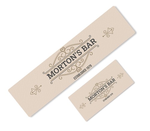 Personalised bar runner - personalised, with