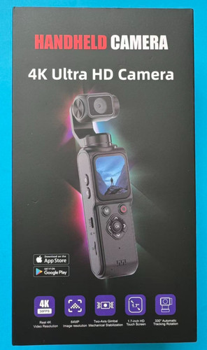 Handheld vlogging camera - 4k,