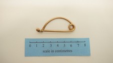 roman forged bronze fibula 2.4mm diameter