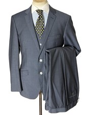 Remus Uomo 3Pc Steel Blue Suit