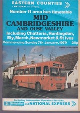 EASTERN COUNTIES BUS TIMETABLE