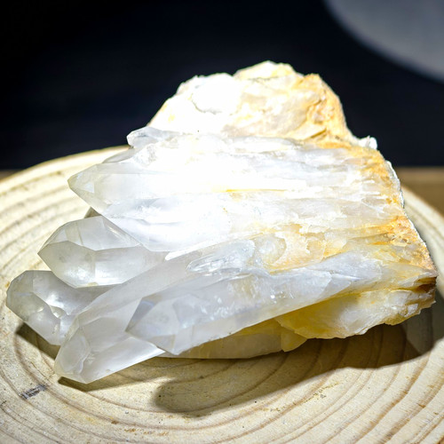Natural clear quartz - quartz, crystal