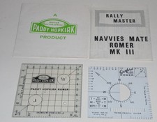 LOT OF VINTAGE ROMER COLLECTABLES * Paddy Hopkirk * Gasford * Rally Master *